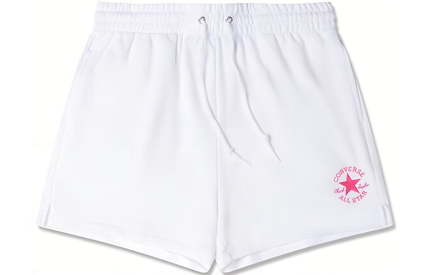 Converse Casual Shorts Women s White Moderate 10024778-A03 XL