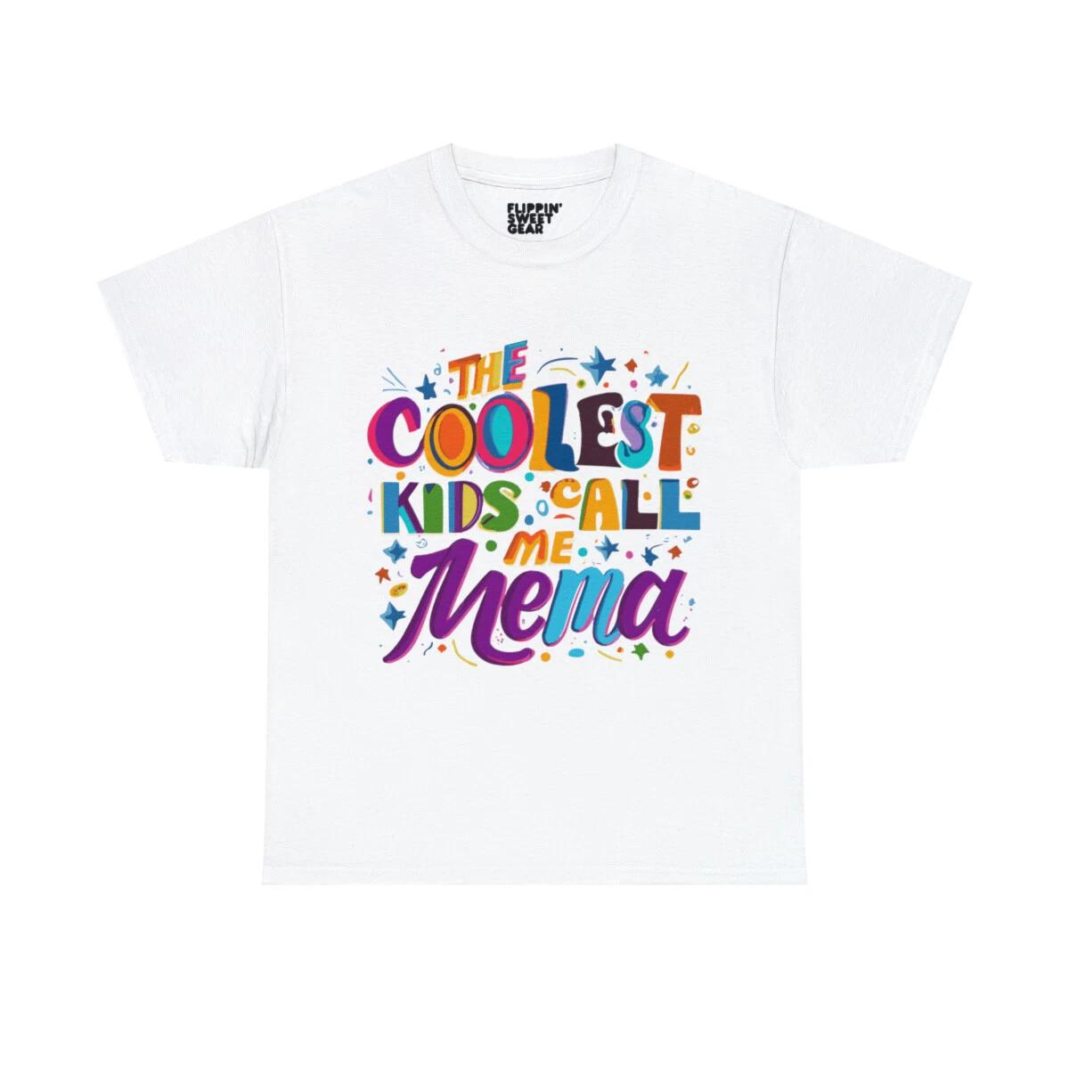 The Coolest Kids Call Me Mema Graphic Tee Shirt L