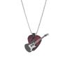 Men's Stainless Steel Guitar Pick Pendant: Hip Hop Rock Niche Design Jewelry
