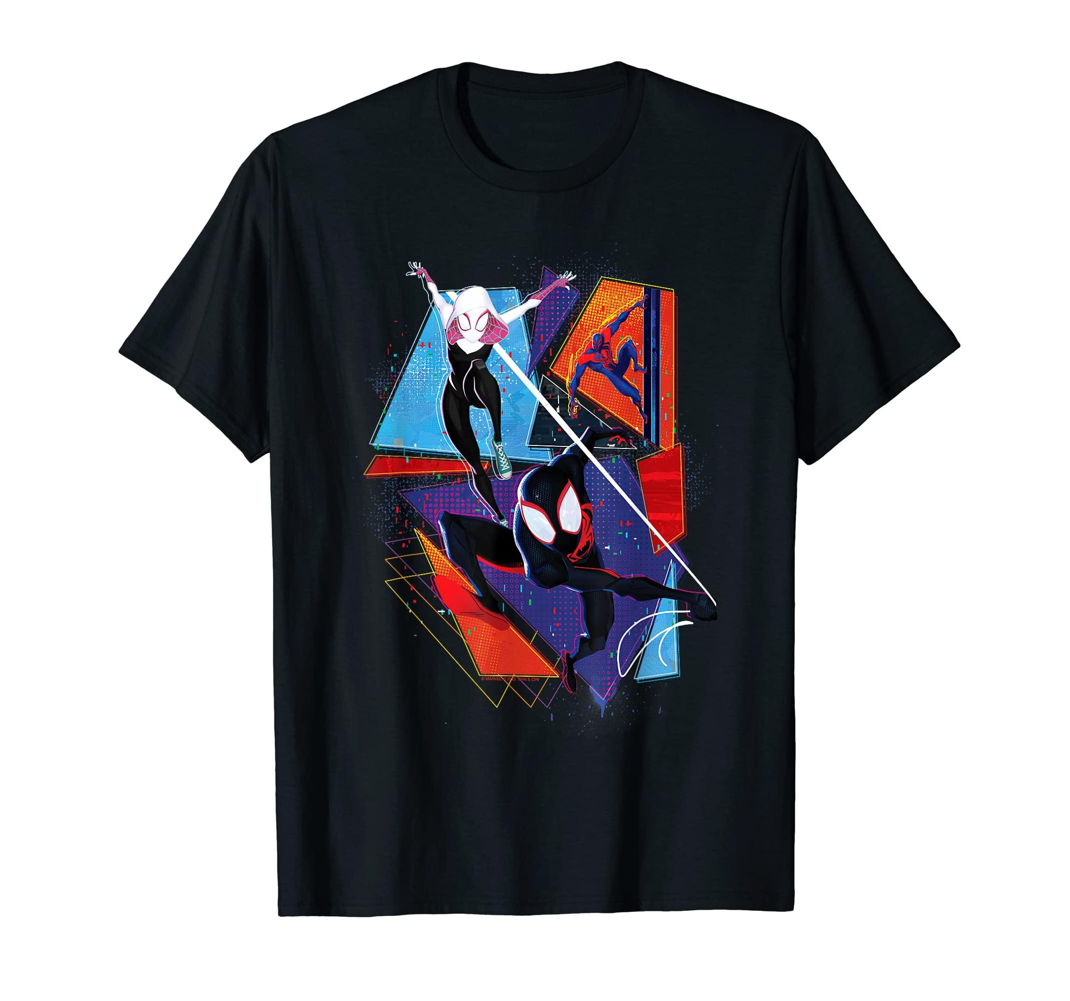 

Marvel s Spider-Man: Across the Spider-Verse Three Spiders T-Shirt