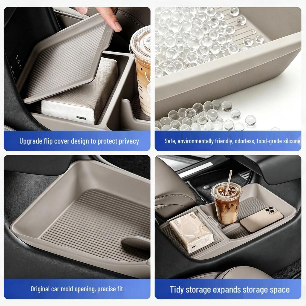 Volvo XC70 Center Console Silicone Organizer Mat