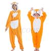 Kids Capybara Onesies Adults Sleepwear Women Men Flannel Cartoon Animal Pajamas Chidlren Christmas Family Performance Jumpsuit
