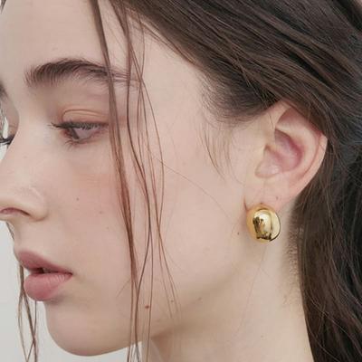 SOSOO Plump Oval Earrings