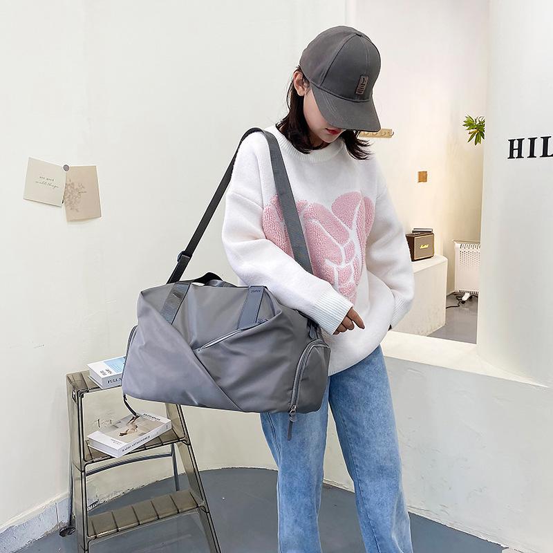 Unisex Travel Gym Bag with Wet & Dry Compartments