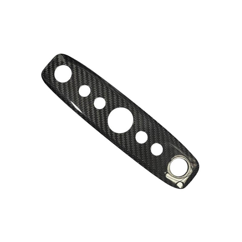 For Tesla Model 3 Highland Model Y Juniper Real Carbon Fiber Front Roof Reading Light Panel Trim Cover Car Accessories