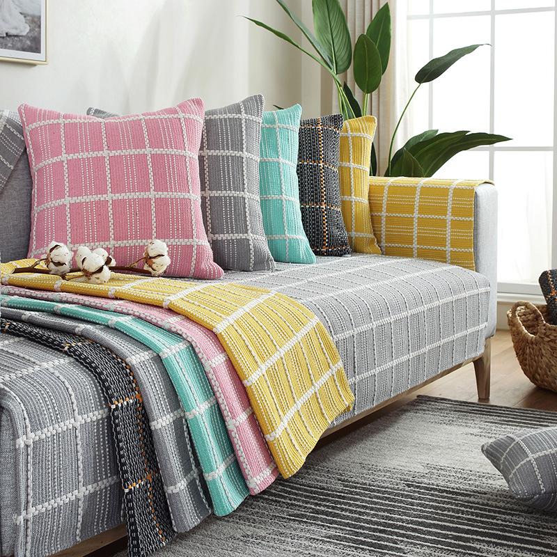

Cotton and Linen Sofa Cushion Cloth Four Seasons Universal Sofa Cushion Cloth 70*50