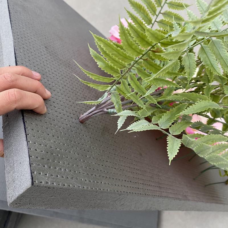 Blomsterformskiva med hög densitet för bröllopsblomsterarrangemang och väggdekorationer