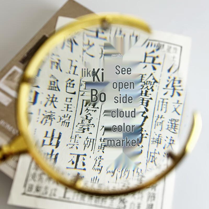 Retro Handheld Magnifying Glass