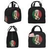 Italian Hand Gesture Sing Language Insulated Lunch Bag for Kids School Cooler Thermal Food Box Tote PortableLunchBoxes Container