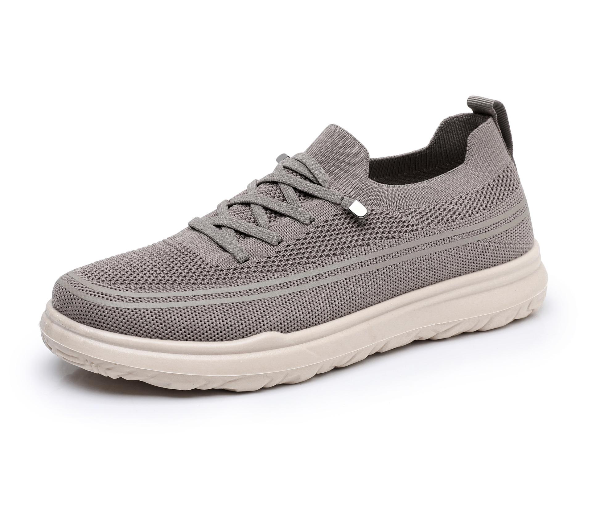 

2025 Новые мужские кроссовки Сетчатые дышащие Модные повседневные туфли Ультралегкие Мягкая подошва Удобные Спортивные Беговые Кроссовки 45 темно-коричневого