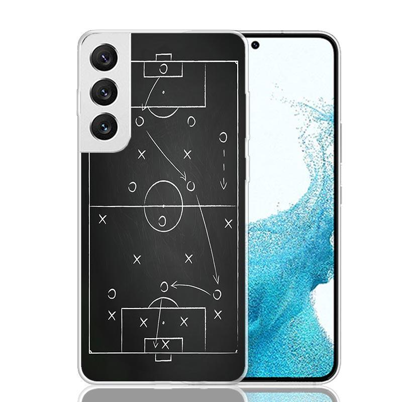 Football Soccer Tactics Time Phone Case For Samsung Galaxy S26 Ultra S23 S24 S25 Edge S20 FE S21 S22 Plus Soft Print Shell Cover