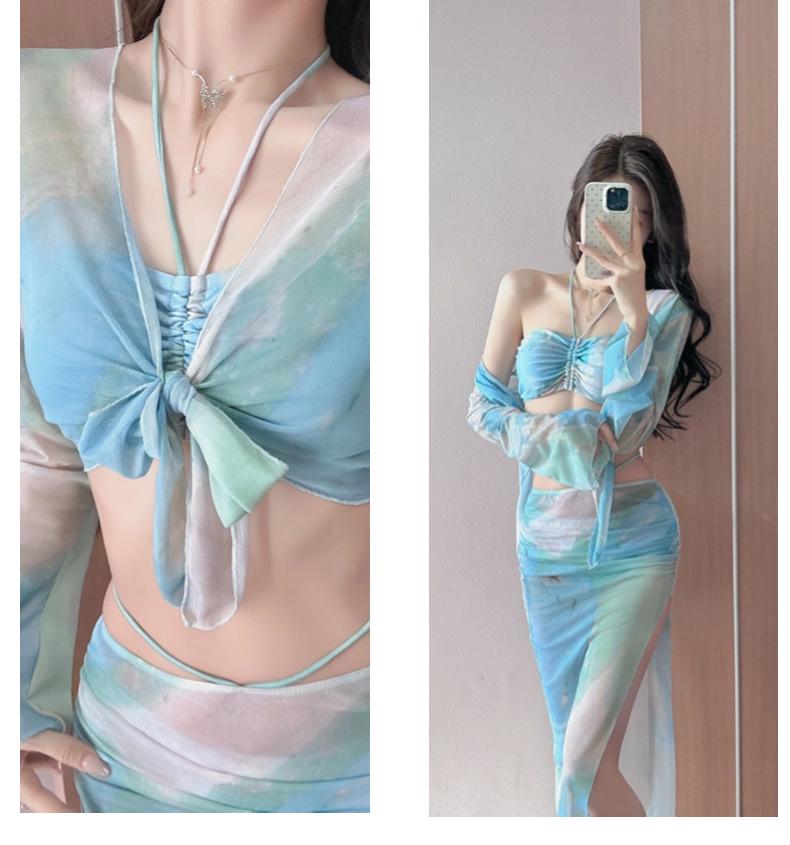 2025 Spicy Girl Thailand Beachwear: Four-Piece Bikini Set for Women