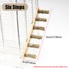 Interactive Wooden Scale for Pets, 1 Piece, Parrot Toy, Hamster Cage, Fun Grinding Stick, Climbing Toy, Bird Accessories