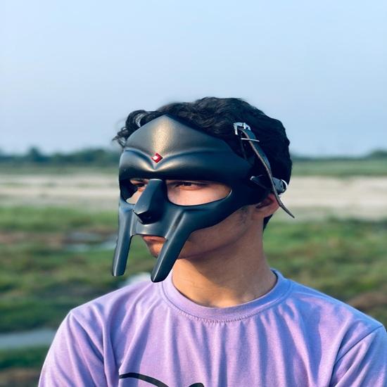 Sada 4 Masek MF Doom Party Doom Mask Limitovaná edice Mad Villan Gladiátorská obličejová maska Rapper Cosplay doplněk Nejlepší dárek