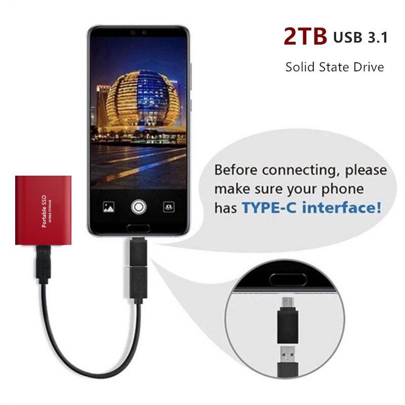 New High-Capacity USB 3.1 Portable Solid State Drive for Cross-Border Expansion
