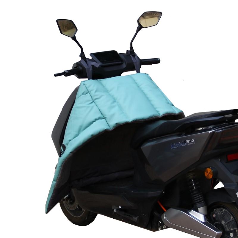 Windproof Plush Winter Cover for Electric Scooters & Motorcycles - Universal, All-Season, Two-Piece