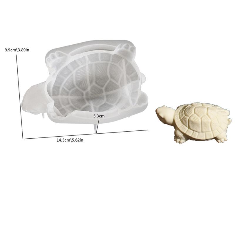 1 pezzo Stampo Tartaruga Marina 3D Stampo in Silicone per Realizzare Candele per Progetti Creativi Fai-da-te Decorazione Ufficio Casa e Idea Regalo per Amanti della Spiaggia