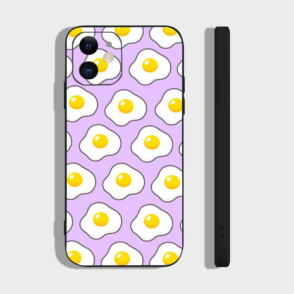 

Frangipani Phone Case For IPhone 17 Air 16 15 14 13 Pro Max 11 12 Black Silicone Cover IPHONE 16PRO