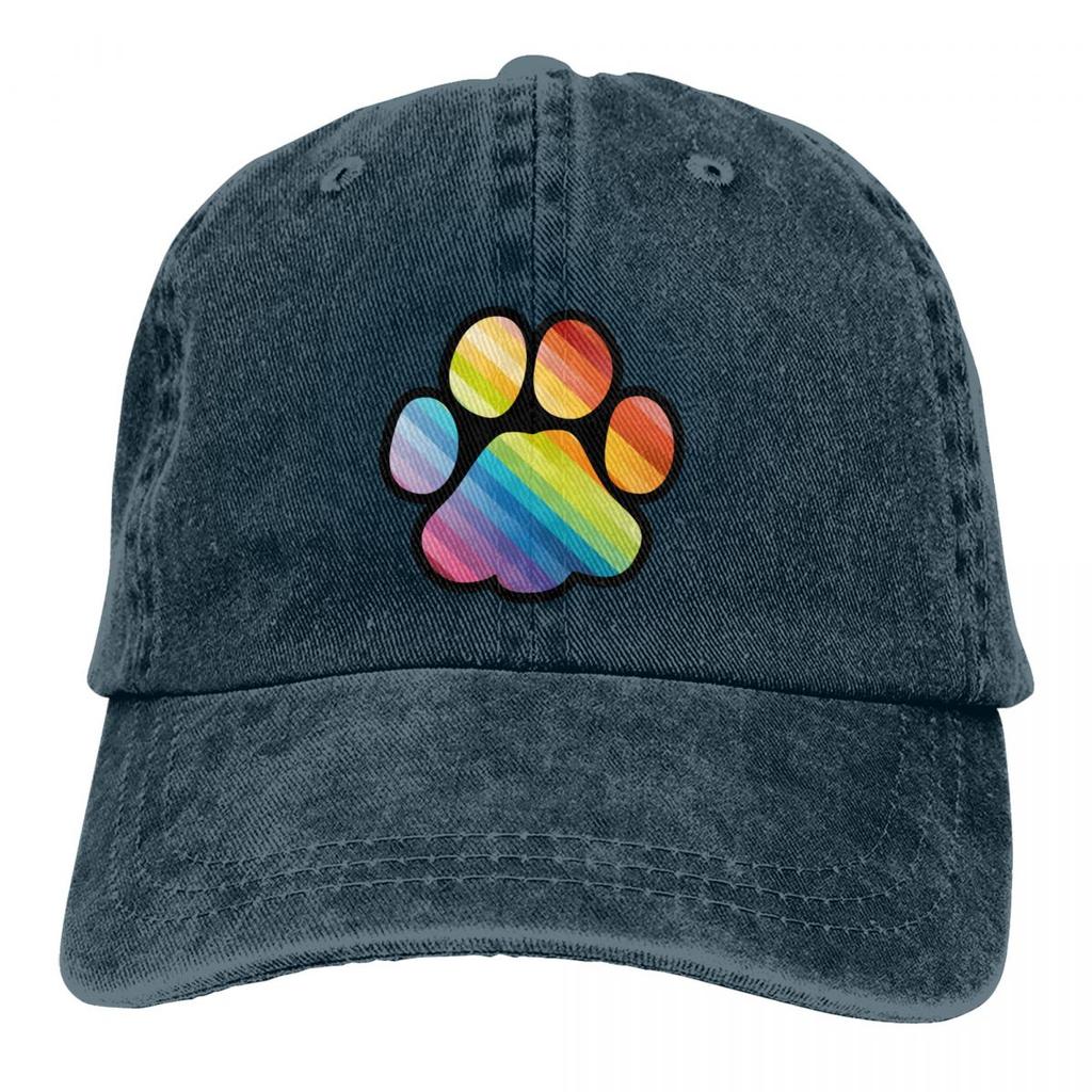 Washed Mens Baseball Cap Gey Pride Trucker Snapback Caps Dad Hat Golf Hats
