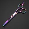 Professional 6 '' Scissor Red Gem Hair Cutting Scissors Haircut Thinning Barber Tools Cut Shears Hairdresser Scissors