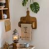 Natural Wood Roll Paper Holder Cutting Board Shape Wall Mounted Toilet Paper Holder Vintage Rustic Paper Towel Holder Bathroom