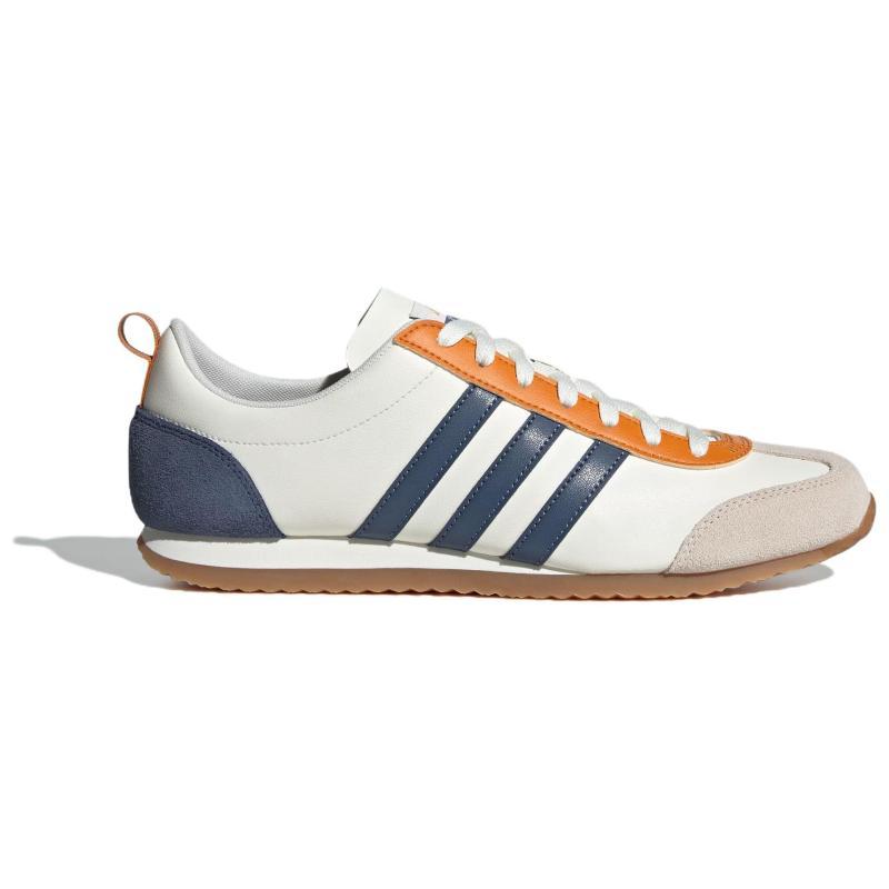 Adidas VS JOG 2.0 Abriebfest Niedrig geschnittene Freizeitschuhe Unisex Weiße Blaue Sneaker JS1034