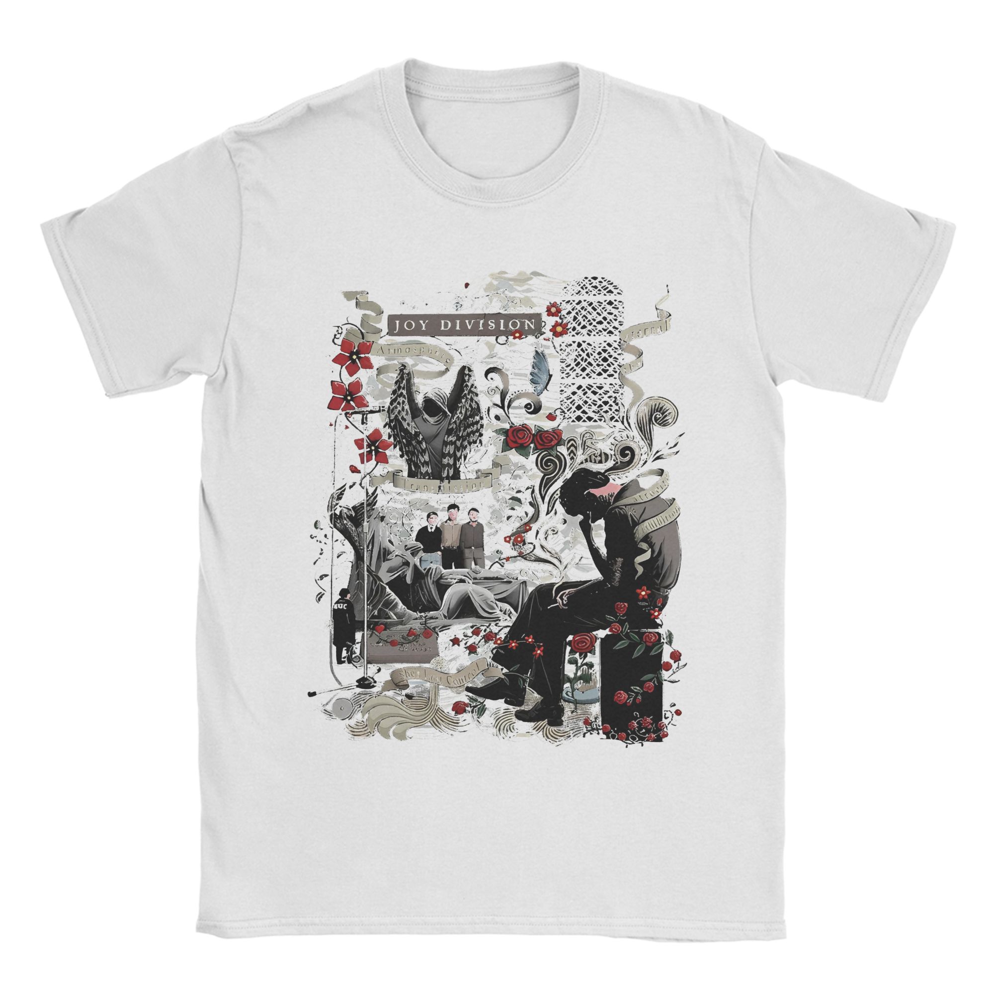 

Футболки Joy Division для мужчин женщин панк-рок готика новинка чистый хлопок футболка с круглым вырезом короткий рукав футболки больших размеров одежда 4XL
