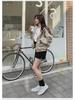 2025 Women's Flat White Leather Lace-Up Casual Sneakers: Comfortable & Simple for Spring