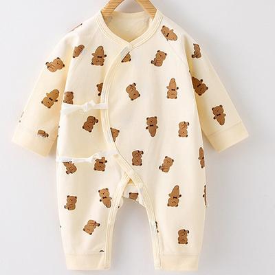 Joy Multi Newborn Ori Cherry Bear Long -sleeved Summer Space Suit Small Bear Size 66, Korea Best Childrens Clothes