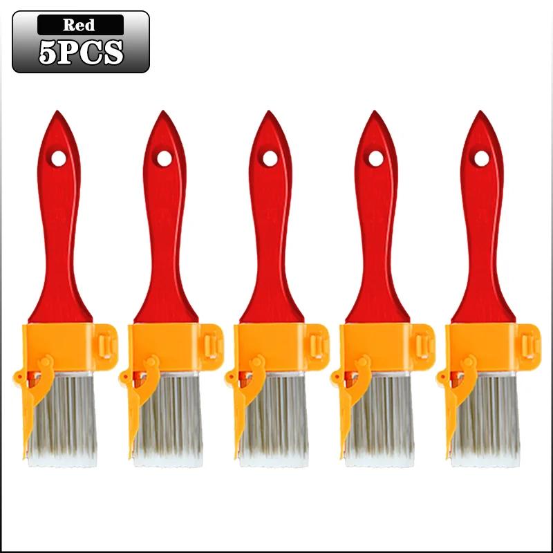 Ferramenta de Borda de Pintura 2 em 1 e Pincel - Pincel de Pintura Profissional Angulado para Recortes em Paredes Tetos Decoração de Casa DIY Presente de Natal