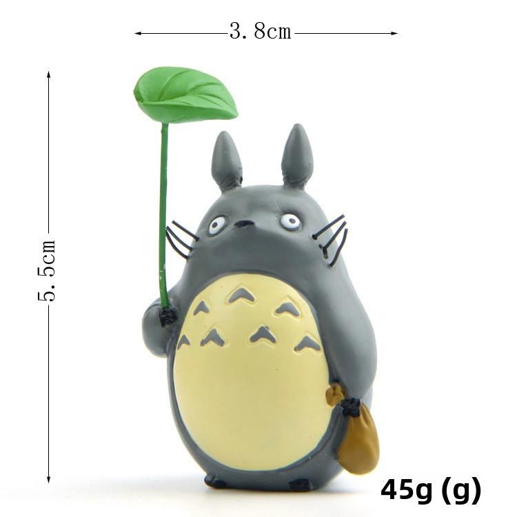 Totoro My Neighbor Model With Leaf Accessories For Creative Home And Party Decor