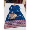 Women Party Wear Top Tunic Kurta Pant Dupatta Set Indian Bollywood Cotton Kurti 2384