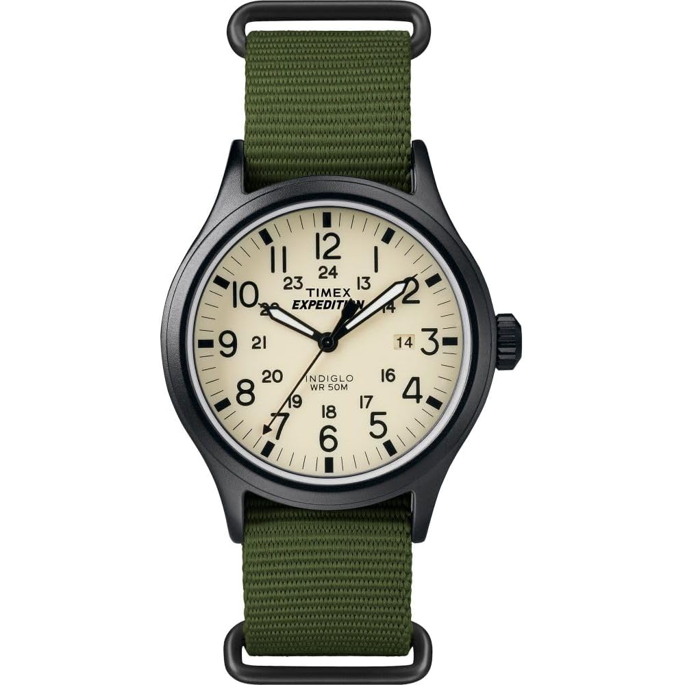 Мужские часы Timex Expedition Scout 40 Зеленый Черный Кремовый Цвет