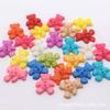 10Pcs Supply Colorful Bear Buttons, Cartoon Two-Eyed Plastic Winnie The Pooh Buttons, Handmade Diy Decorative Buttons
