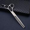Professional Pet Grooming Scissors Set: Tooth, Curved, Straight, Thinning, Rounding