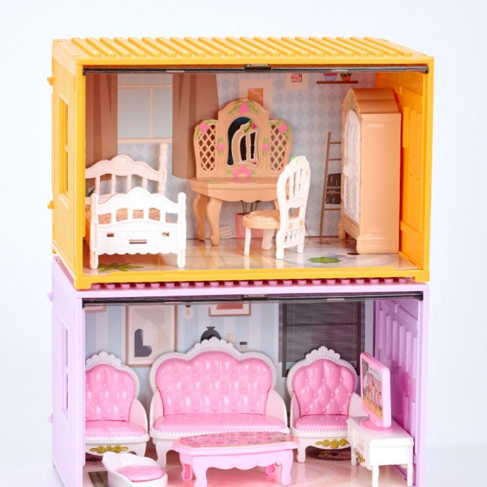 1Set Pink Kid Toys Kitchen Bedroom 4 Styles Cooking Things  Doll Game Accessoies