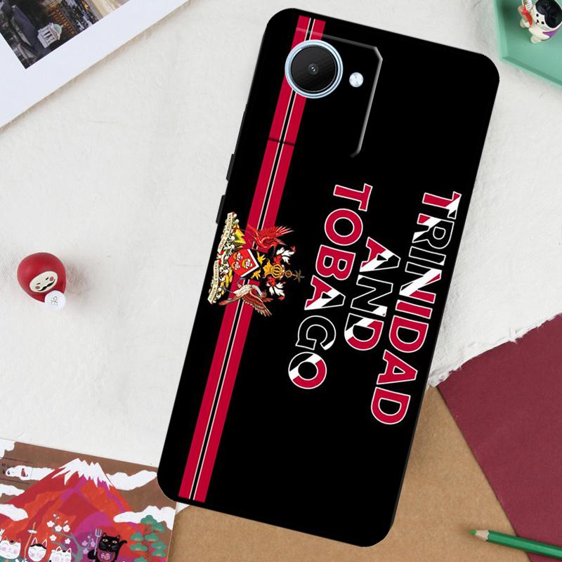 Trinidad and Tobago Flag For Realme 14 Pro Plus 13 10 11 12 GT 6 5 6T GT7 Pro C61 C55 C53 C51 C21Y C25S C67 C75 Case