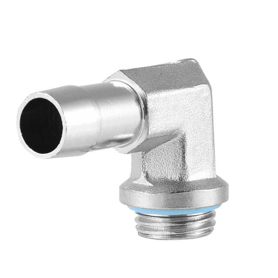 2pcs G1/4 Water Cooling Fittings 90 Degree Elbow Hose Adapter Pipe Connector for PC Water Cooling System OD9mm/OD11mm Optional OD 11mm