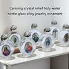 6Pcs Christian Ritual Glass Container Leak Resistant Holy Water Bottles for Baptisms Event Travel Church Supplies