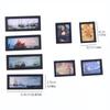 8Pcs Mini Miniature 1:12 Diy Po Frame Antique Frame Oil Painting Diy Doll House Decoration Accessories