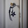 Trendy PU Leather Star Pendant Keychain Stylish Braided Rope Key Holder Handmade Colorful Keyring for Fashion Lovers
