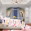 Jesus - Nativity -2pcs- Printed Curtains,100% Polyester Material, Suitable for Home Decoration