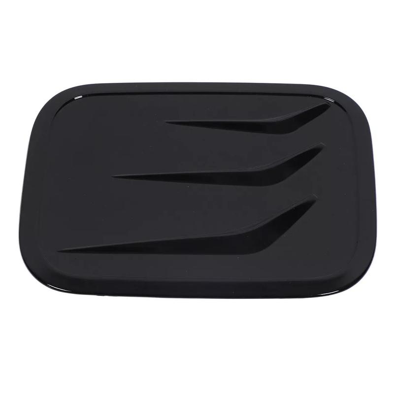 Car Accessories Fuel Filler Door Highlander Cover Bright Black Made Of ABS Material Practical Design For 2024 2025 Models