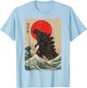 Japanese Kaiju Wave Red Sun Japan Monster Unisex Unisex T-Shirt S-6xl