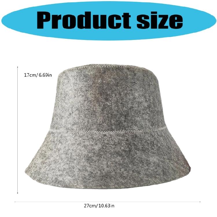 MultiPurpose Bathing Cap Sauna Hat for Spa and Bath Heat Protection Head Accessory Fisherman Hat Sauna Head Protector