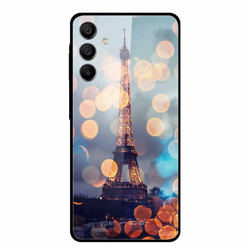 For Samsung Galaxy A16 5G Tempered Glass Case Back Cover Hard Phone Cases for SamsungA16 6.7" Fundas Fashion Protector New Coque