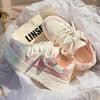 2026 New Women's Sports Shoes Cute Pink Thick Bottom Daily Multi Functional Vulcanized Shoes Women's Tennis Women's Flat Shoes