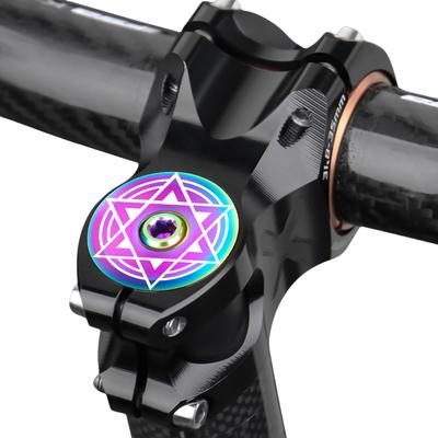 Titan Steuersatz Vorbau Kappe Fahrrad Steuersatz Abdeckung mit Schraube M6 Gabelschaftrohr Steuersatz Kappe Abdeckung MTB Steuersatz Kappe