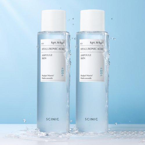 SCINIC Hyaluronic Acid Ampoule Skin Toner (2-Pack) Standard