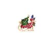 Boots Xmas Enamel Pin Versatile Christmas Oil Drop Brooch Cute Christmas  Brooch  Lady